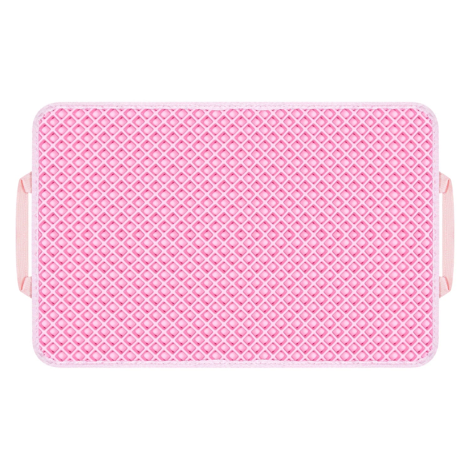 Double Layer anti Tracking Waterproof Cat Litter Trapping Mat Pink